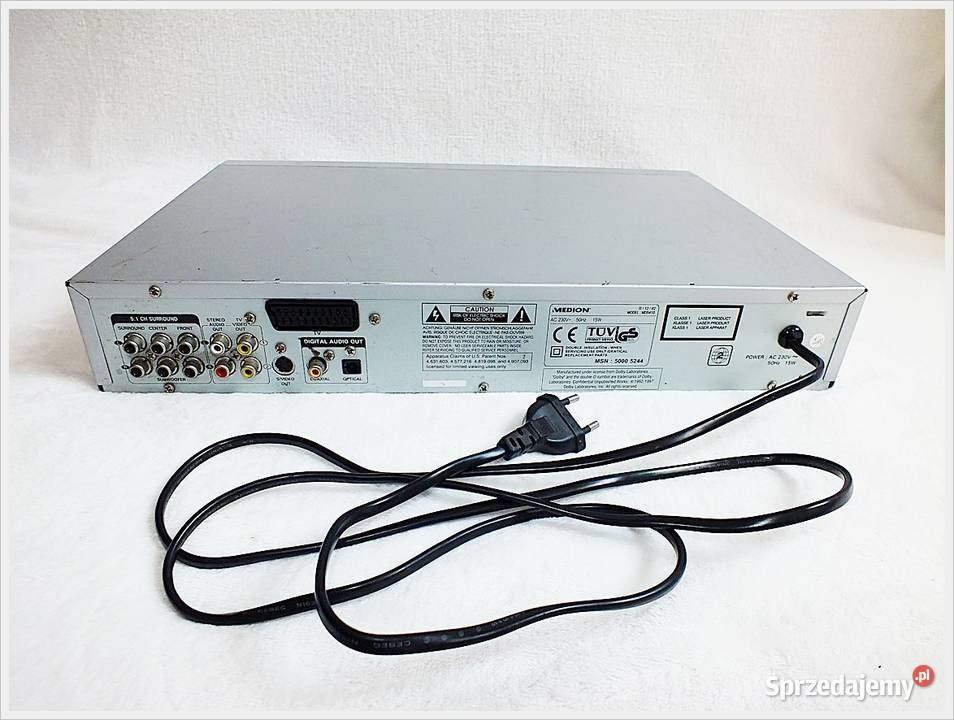 DVD Medion MD5410 DVD CD MP3 Niesprawne DVD i Blu-ray Żary