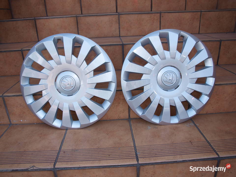 Skoda kołpaki 16 oryginalne komplet 4 sztuki Części Kalisz