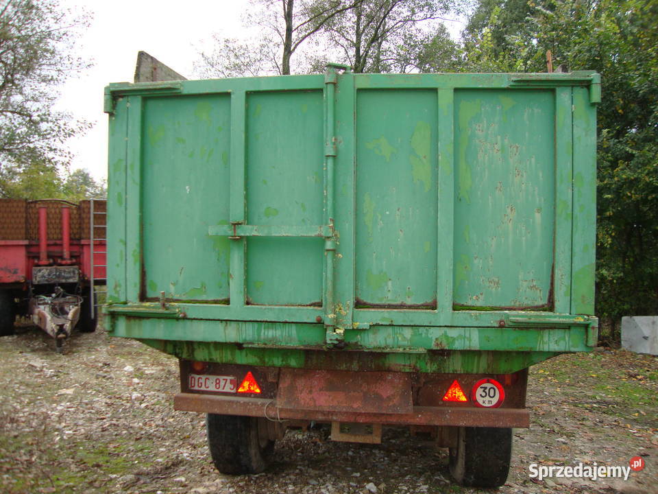 przyczepa rolnicza budowlana tandem wywrotka 20 Czaplinek