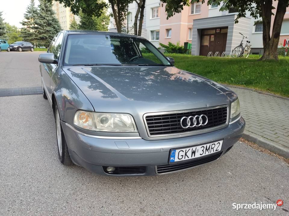 AUDI A8 D2 sedan r2000 poj 37V8 GAZ opłaty 2027r 260KM warmińsko-mazurskie Elbląg