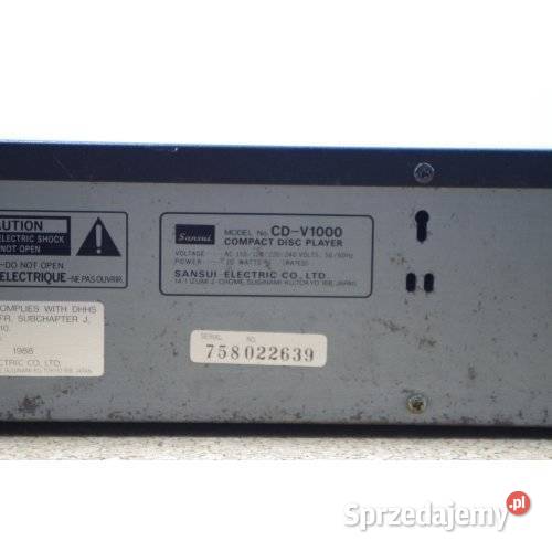 Sansui System 1000 B1000 C1000 T1000 CDV1000 śląskie