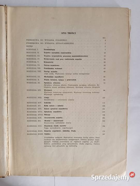 Nowoczesny zegarmistrz H Jendritzki 1958r Koszalin