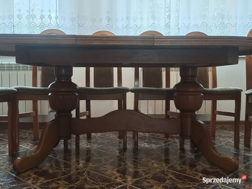 Sprzedam stół solidny drewniany rozkładany Mazurowo sprzedam