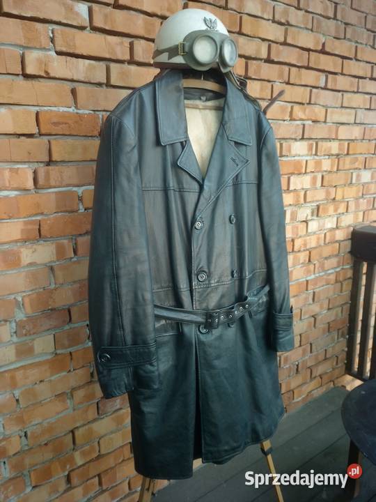 Milicyjny oryginalny płaszcz z PRL sprzedam