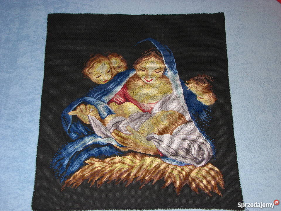 Matka Boska haft Czerwionka-Leszczyny