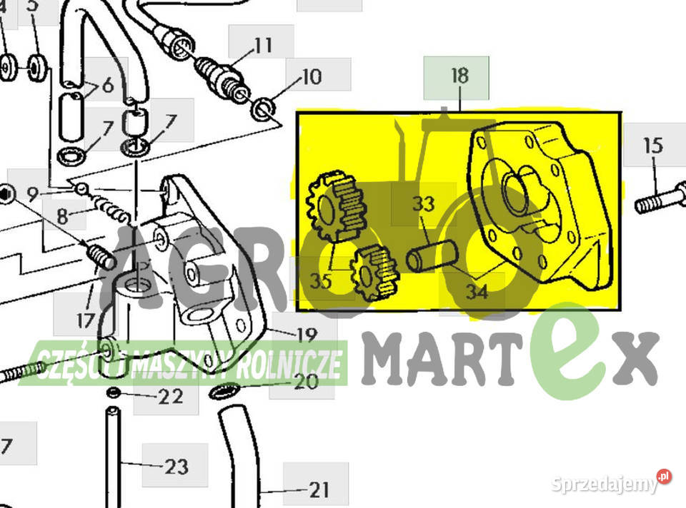 AR85538 RE20918 AR75648 RE20918 AR78649 POMPA Wichrów