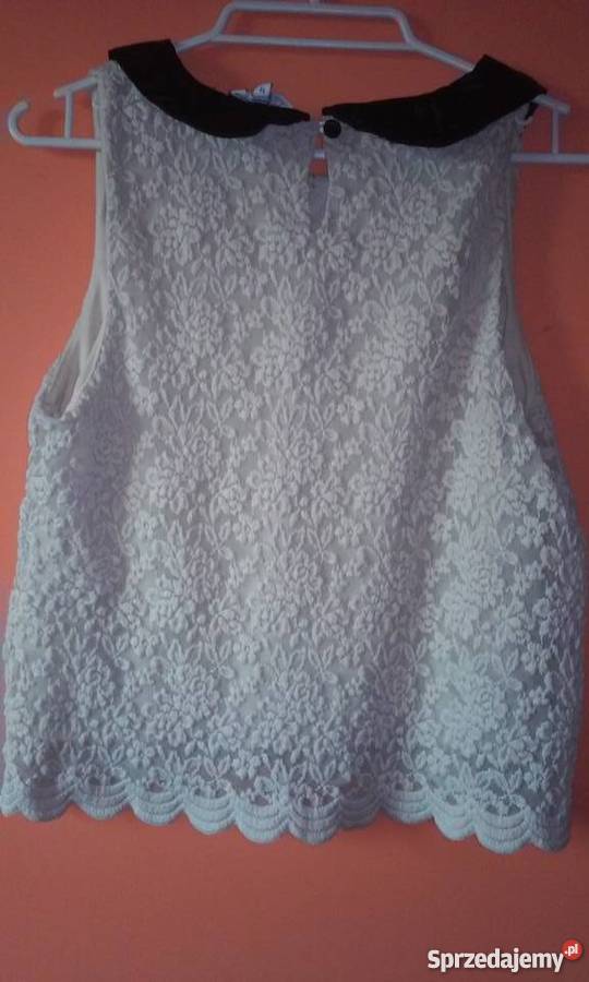 Koszulka koronkowa beż Topy i koszulki Szczecin sprzedam