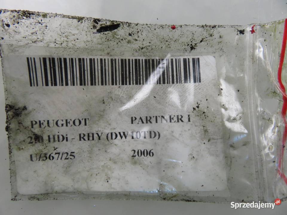 WTRYSKIWACZ PEUGEOT PARTNER I 20 HDi RHY DW10TD Układ paliwowy małopolskie