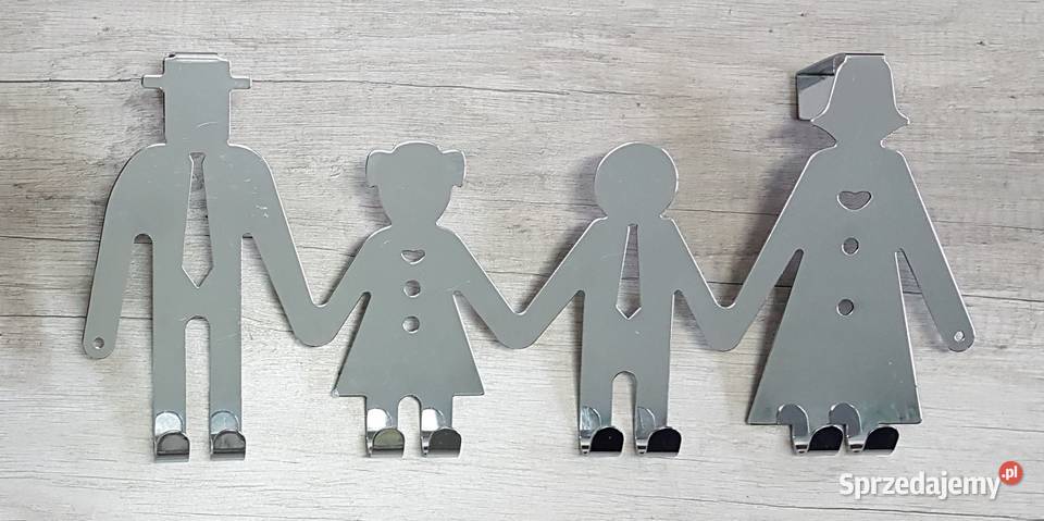 Wieszak na drzwi stalowy chrom 28 8 haczyków małopolskie Chrzanów