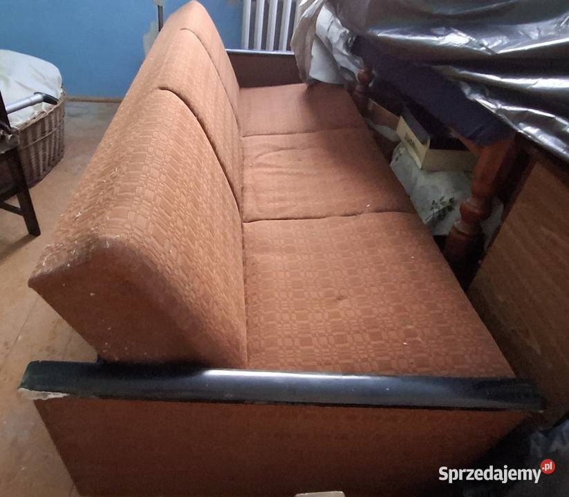 Wersalka kanapa sofa rozkładana łóżko PRL