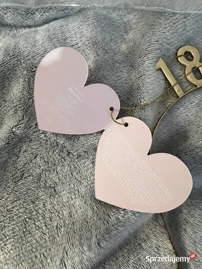 Opaska metalowa urodzinowa złota 18 today 18 Jasło