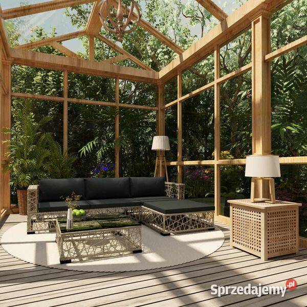 5cz zestaw wypoczynkowy do ogrodu poduszki Warszawa