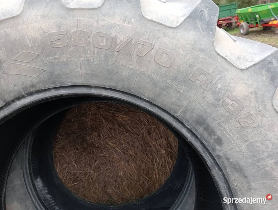 Sprzedam opony 580x70 R38 śląskie Gołkowice
