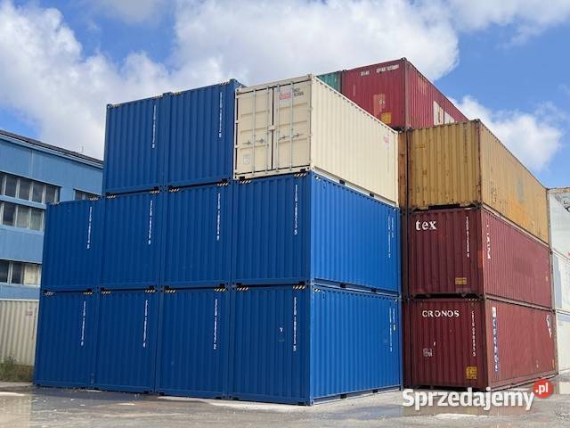 Kontener morski magazynowy budowlany 20 HC OW 6m Gdańsk sprzedam