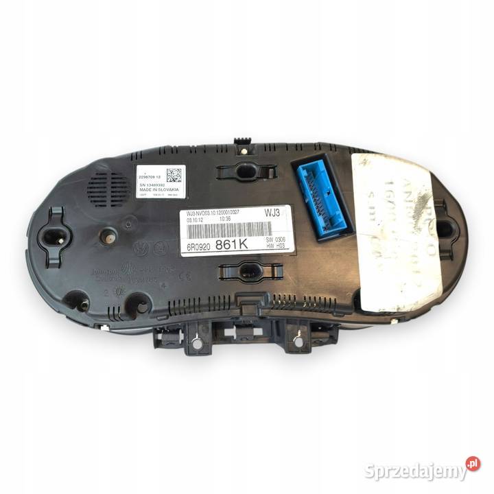 LICZNIK ZEGARY 6R0920861K VW Polo V 12 14 16 TDI Chełm