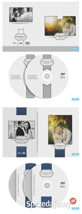 Szablony ślubne DVD 2 Projekty psd Okładki Kraków sprzedam