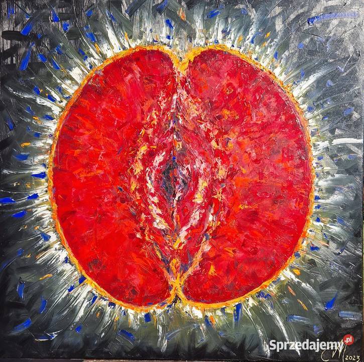 OBRAZ Olej na płótnie Łask