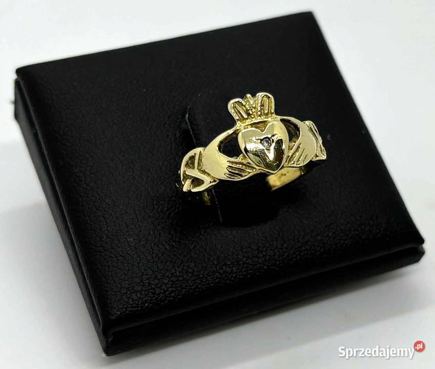 Złoty Pierścionek z Diamentem pr 333 271g sprzedam