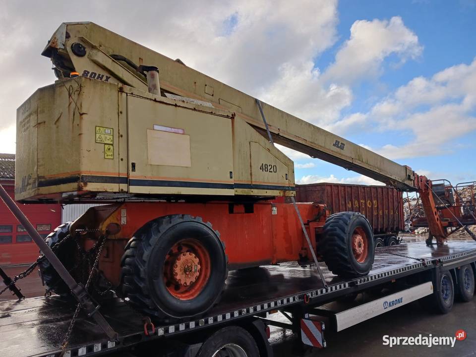 Zwyżka samojezdna JLG kosz podnośnikowy kujawsko-pomorskie Wąbrzeźno