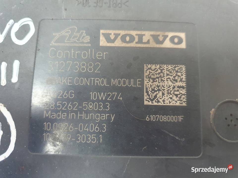 Volvo V60 S60 II POMPA ABS hamulcowa P31273882 osobowe Pompy hamulcowe Janów