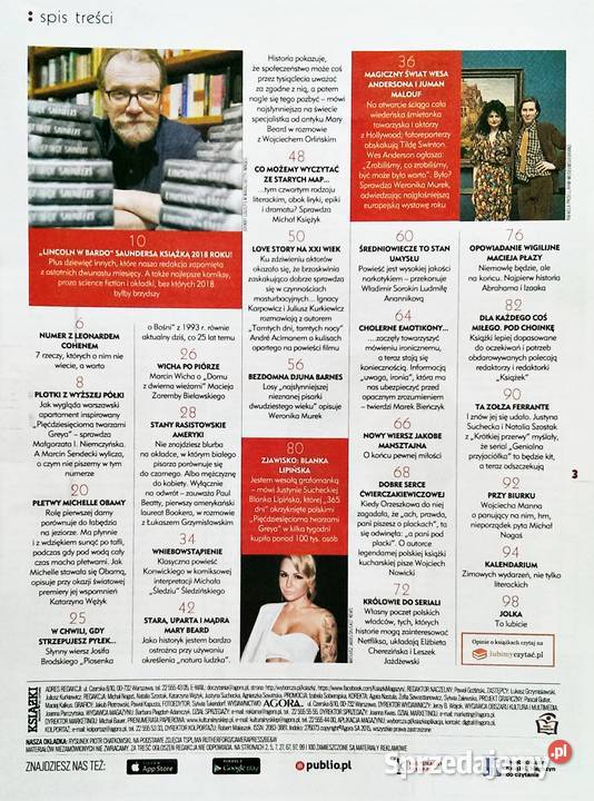 Książki Magazyn do czytania 6 33 grudzień 2018 małopolskie Kraków