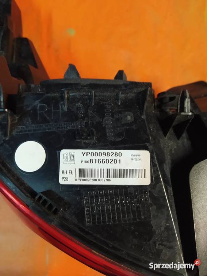 Lampa tylna prawa opel grandland x ledy Rzeszów