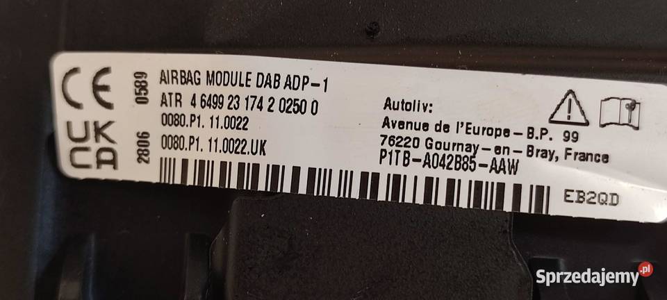 FORD PUMA MK2 PODUSZKA AIRBAG KIEROWCY dolnośląskie