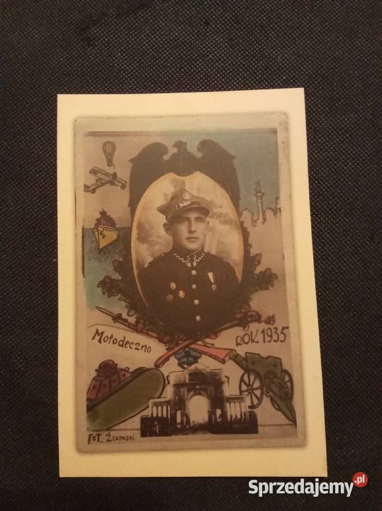 Pocztówka żołnierz polski Mołodeczno 1935 mazowieckie