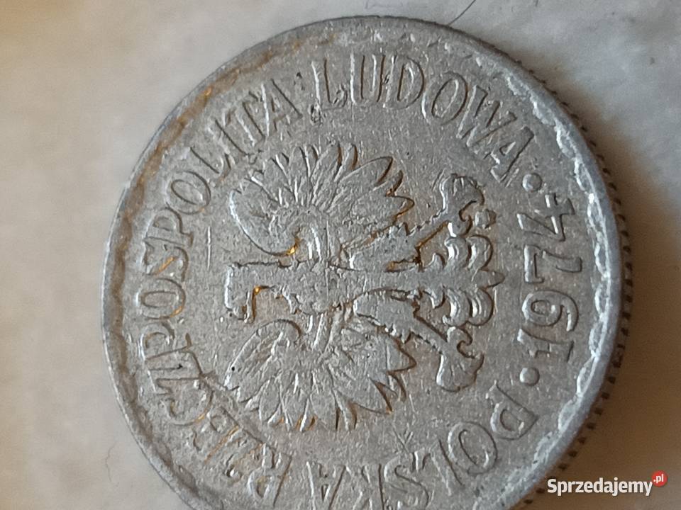 Sprzedam monetę 1 zloty 1974 skrętka Chełm