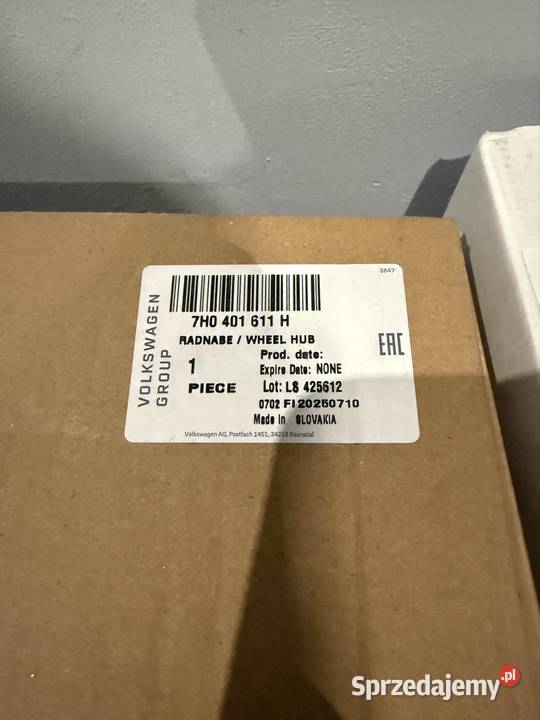 Piasta koła z łożyskiem 7h0401611h OE