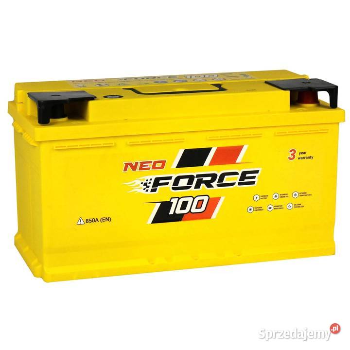 Akumulator Neo Force 100Ah 850A Kraków Ugorek 1A małopolskie