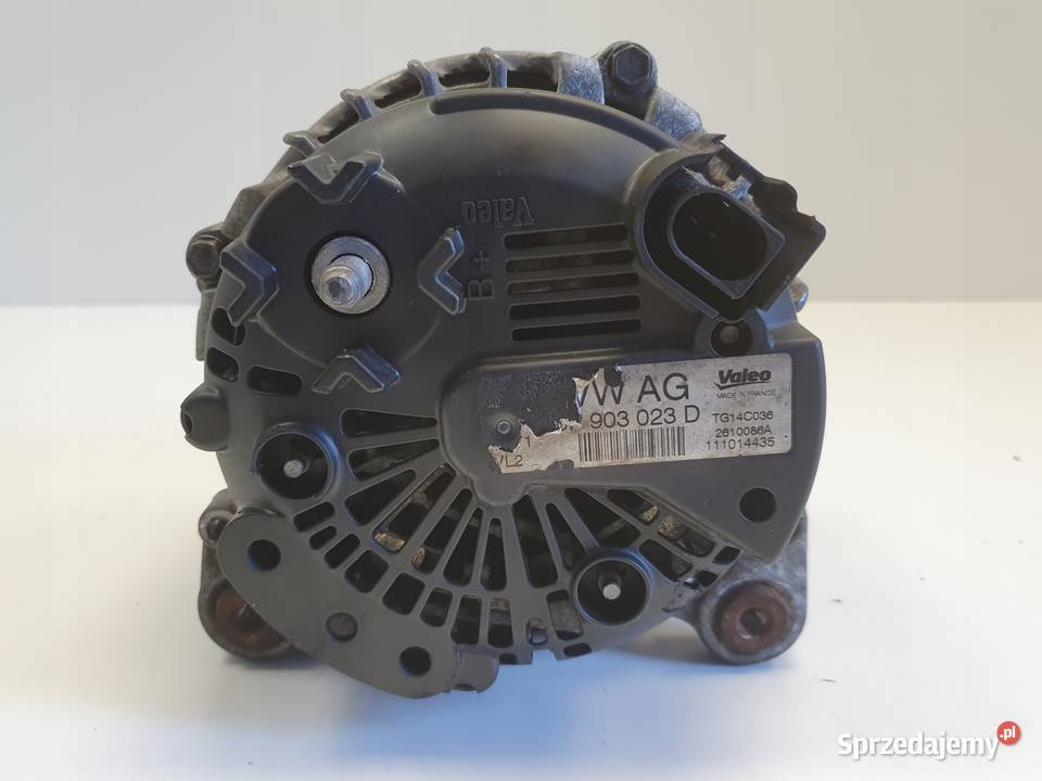 VW Polo V 12 TDI ALTERNATOR valeo 03P903023D osobowe lubelskie
