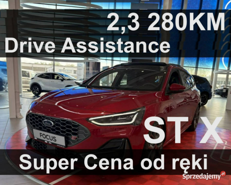 Ford Focus 23 EcoBost 280 A7 ST X Czarny Dach gniazdo USB