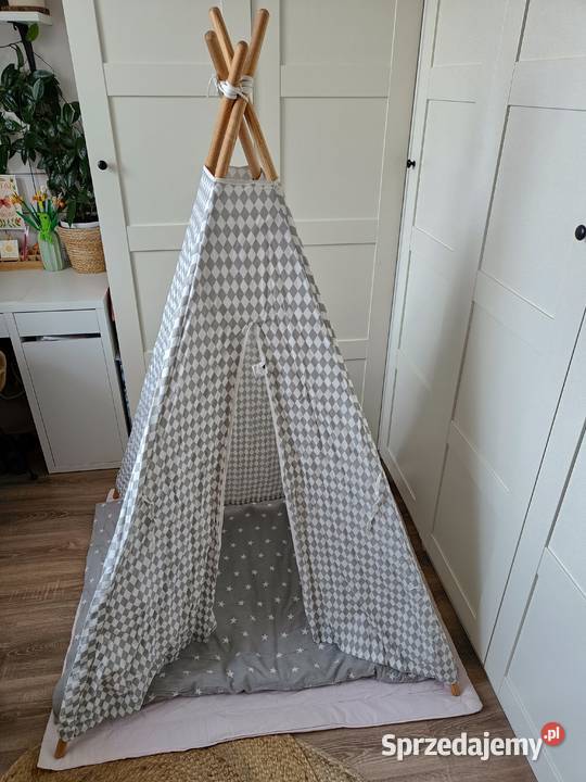 Namiot Tipi Baza do zabawy dziecka 160x110x105 Brzostek