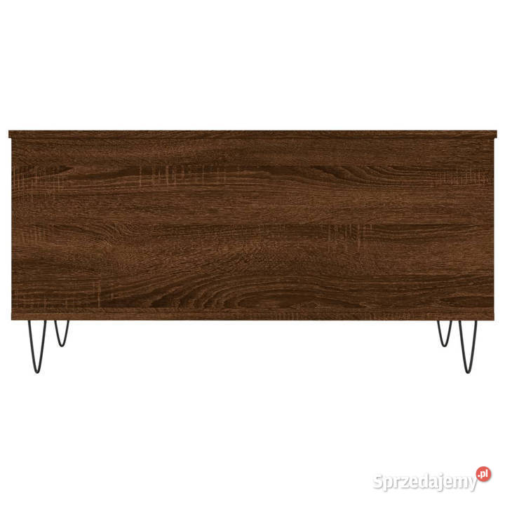 Stolik kawowy brązowy dąb 90x445x45 WM830979 Meble Warszawa