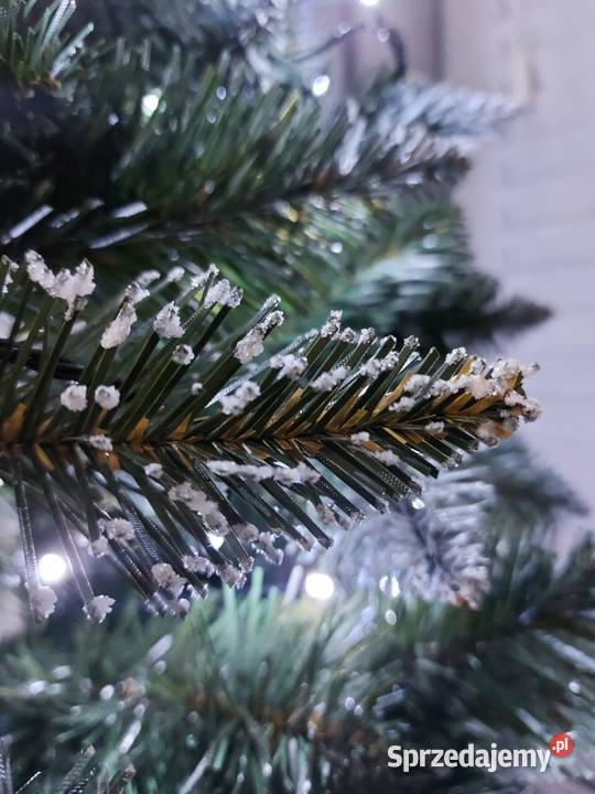 Choinka na pniu posrebrzane szyszki inny kolor Warszawa