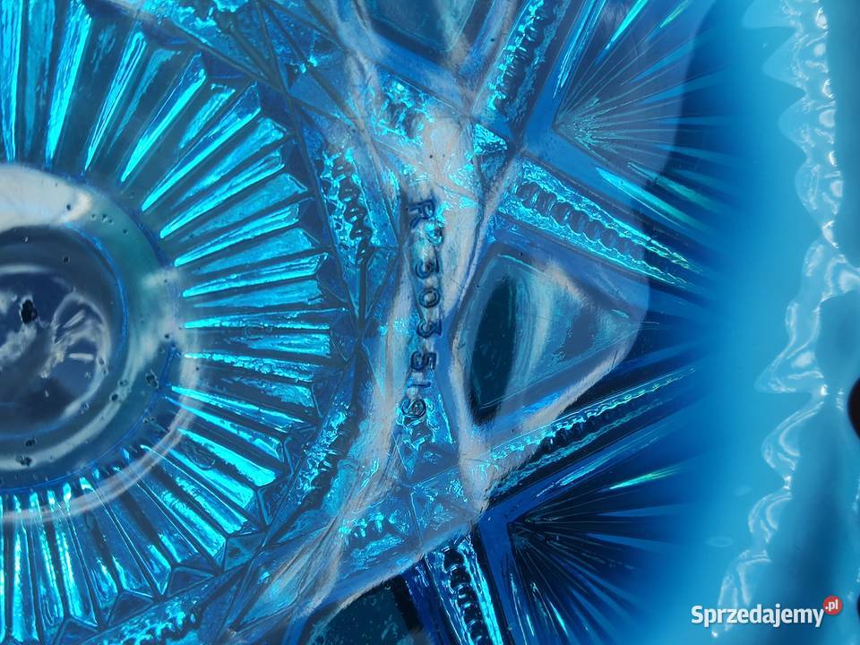 George Davidson szklana patera wzór Victoria Kraków