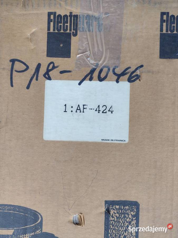 Filtr powietrza Fleetguard AF 424 Motoryzacja małopolskie Gołcza sprzedam
