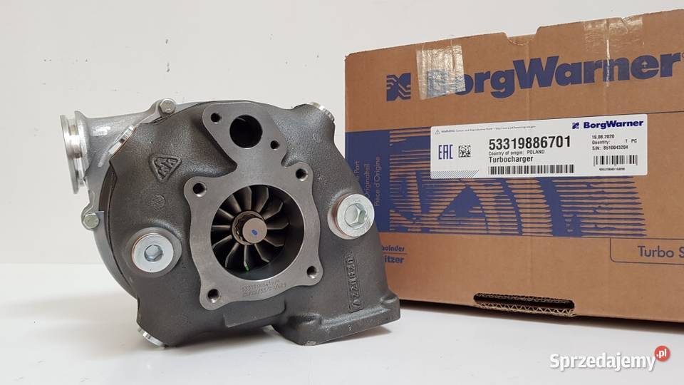 Nowa turbosprężarka BorgWarner 53319886701 Siedlce