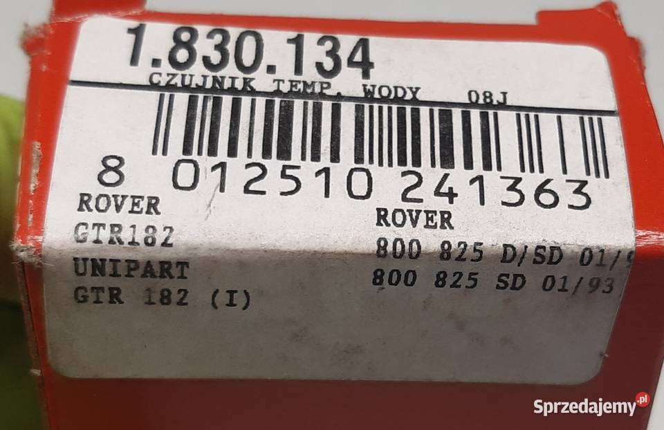 CZUJNIK TEMPWODY ROVER 800 825 1830134 Mielęcin sprzedam
