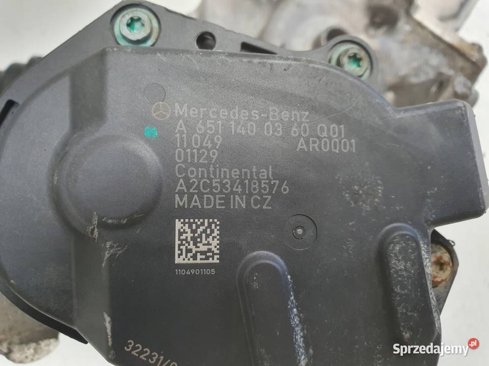 Mercedes Vito W639 22 CDI ZAWÓR EGR CHŁODNICA osobowe Chełm sprzedam