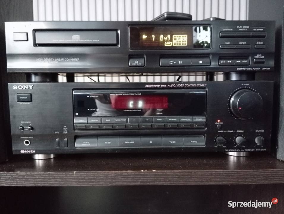 ZESTAW SONY AMPLITUNER CD GŁOŚNIKI dolnośląskie Wrocław