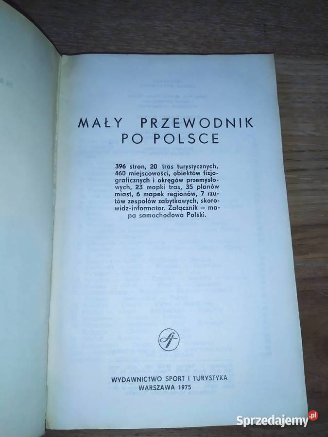 Mały przewodnik Polsce 1975 Stalowa Wola sprzedam