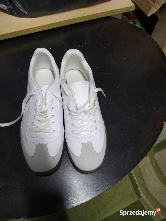 Trampki damskie 39 białe foto 2 pary skóra ekologiczna Olsztyn