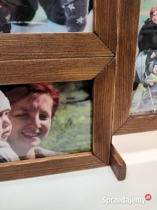 Ramka Na Zdjęcia 10x15 DREWNO Napis Kochanej Łódź