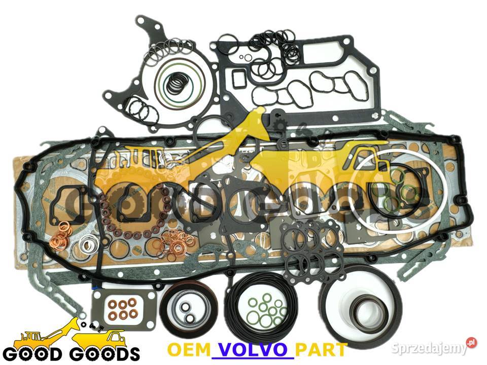 VOLVO USZCZELKI SILNIKA D8H EC250D EC300D L110G Silnik i osprzęt Władysławów