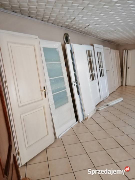 Drzwi wewnętrzne bezfelcowe białe 87cm Tomaszów Mazowiecki