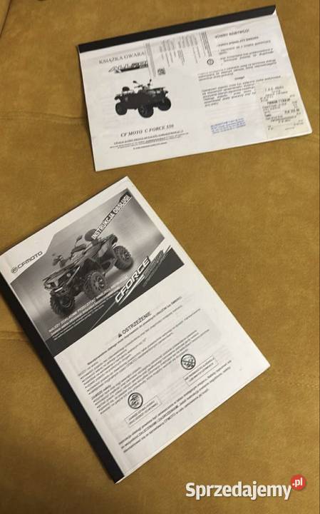 Quad Cf moto 550 L wspomaganie eps kufer 3000 Syców sprzedam