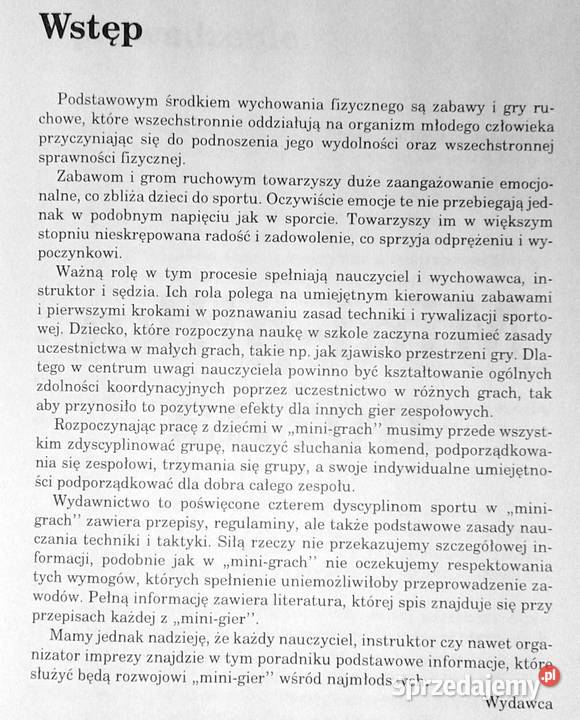 Gry zespołowe najmłodszych Przepisy technika Pozostałe lubelskie Chełm