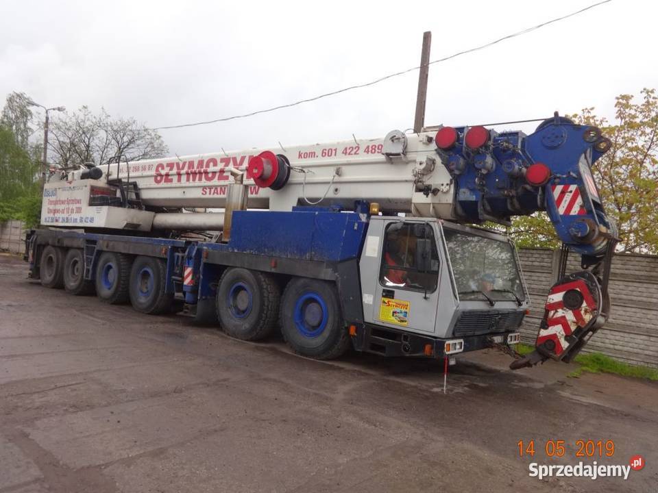 Dźwig Żuraw KRUPP KMK 6200 200t sprzedam Dąbrowa Górnicza
